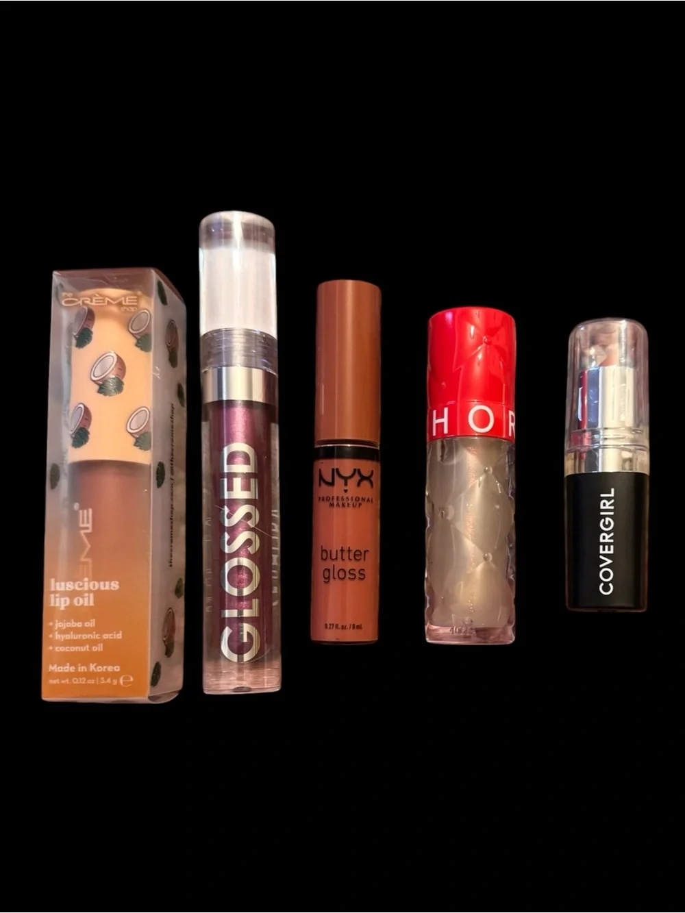 Lip Gloss & Lipstick Bundle NYX Sephora Creme Shop Covergirl New